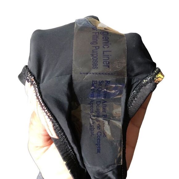 ModCloth Womens The Siena One-Piece Swimsuit 2X Black Hibiscus Holiday Swim - Picture 4 of 10